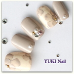 大人フラワーネイル/付け爪/ネイルチップ/ネイル/上品/華やか/シンプル/綺麗/ジェル/スワロフスキー/お花