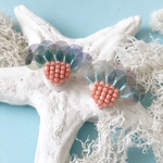 Flower petal P × LBU ear cuff (NO.2324)