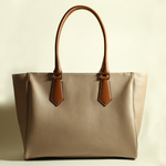 ＜一点SALE＞秋冬Large Tote ラージトートバッグ グレージュ&ブラウン