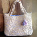 96.パステル麻紐バッグ