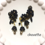 【再販】花手毬ゴシックイヤーカフset