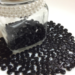 #28《再入荷》 とても小さいボタン(黒)●6 mm/約100個