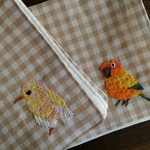 刺繍ハンカチ