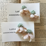 spring pierce, earrings   beads lg
