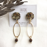lavender oval ring／ ボタニカル