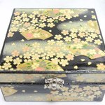 友禅和紙柄宝石箱・さくらきんいろ