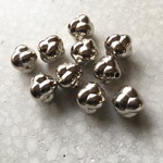 アクリル ノットビーズ シルバー 12mm 10こ
