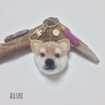【送料無料】人気♡犬ぽんぽん柴犬のキーホルダー