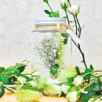 【White Green Bouquet】L size