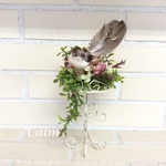 鳥さん大好きホワイトワイヤースタンド