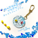 再販×2＊ちゃぷちゃぷプカプカ ”プールとアヒルちゃんと浮き輪” キーホルダー/バッグチャーム