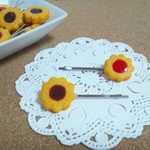 【送料無料】ジャムクッキーのヘアピンA