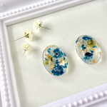 《再販》かすみ草＊ドライフラワーピアス