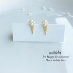 【noblehi】stardust×pearl ピアス/ノンホールイヤリング ＊受注製作＊