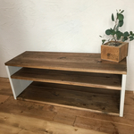 在庫限りsale l＊ow shelf《DBWB》 Ｗ80 B 二段 ローシェルフ