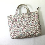 BagInトート小（リバティビニコNancyAnimalピンク水色
