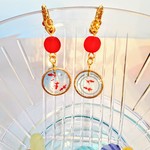 ゆらゆら金魚のイヤリング7a