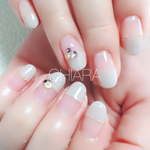 大人カラー＊ハーフフレンチアート オフィスでも