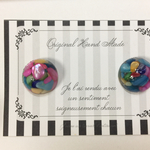 シンプル♡さざれ石ピアス