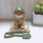 羊毛フェルト ワイルド気取りの柴犬ちゃん 