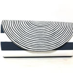 ripple navyborder  　長財布