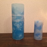 [値下げしました]オリジナルフレグランスキャンドル～スカイブルー～