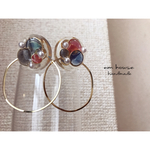 再再再再販！クリアカラフルフープピアス