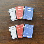 ミニチュア　ノート3冊セット