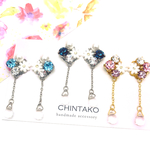 チェコガラスの雫＊ピアス/イヤリング