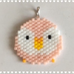 [再販2]丸いアキクサインコ ビーズストラップ