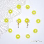 向日葵ひと粒＊ピアス／イヤリング
