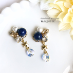 lapis lazuli❤︎ ビジューピアス*°