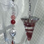 【ＳＡＬＥ】2wayアクセサリー♪天然石ガーネットのペンデュラム♪