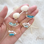 再販   aloha&sea💗のハートのイヤリング