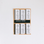 ■□■MONOTONE!TICKET!　日付シール*8月■□■