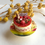シマリス★いちごのフレジェ★アンティーク風スタンド★