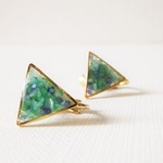 シェル⋆トライアングルイヤリング