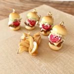 【再販】ハンバーガー＆ポテトセット （ピアス）