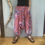 サルエルパンツ　de　浴衣　風薫る