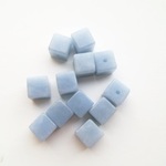 【6mm 10粒】エンジェライトAAA　キューブ　天然石