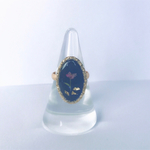 Navy ring -Alyssum-