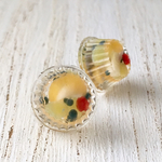 [SALE40%OFF] フルーツゼリーのピアス(チタン製金具)