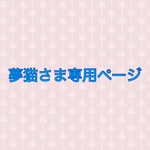 夢猫さま専用ページ