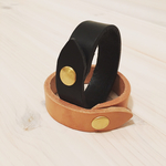 本革ブレスレット レザー ブラック