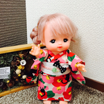 Haru＊ メルちゃんの浴衣（帯付き）