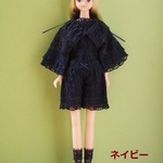 レーシーオールインワンセット：ネイビー momoko
