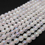 ピンクオーラ水晶/size(6㎜)/1set(20玉)/No4159-A/癒しと浄化 / 潜在能力の開花 /