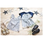 6月末受注☆星いっぱいのTシャツ【80~120】☆ブルーアデラジャ  