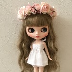 ブライス用花冠Ｄ（ピンクグラデーション）