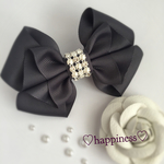 再販3✴︎ happy F.L.バレッタ♡チャコールグレー